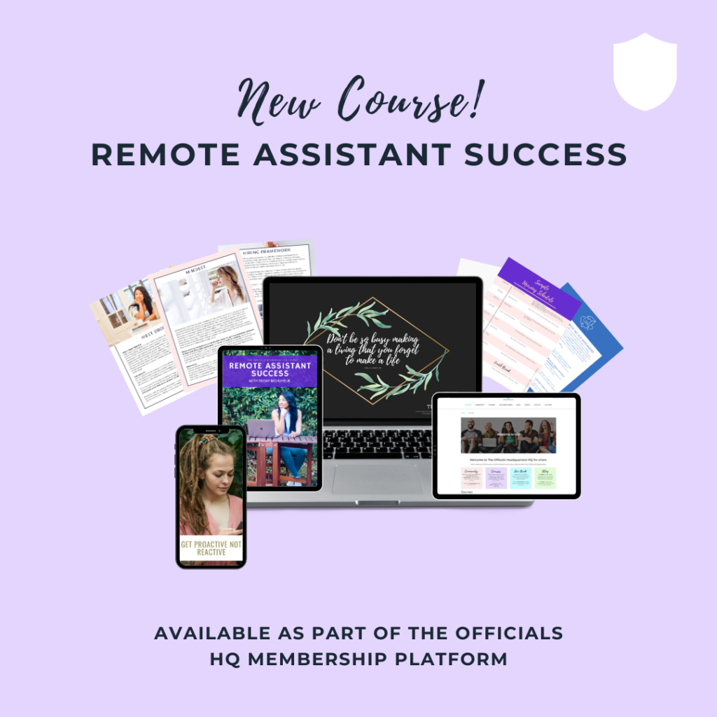 The Remote Assistant Success course (1)