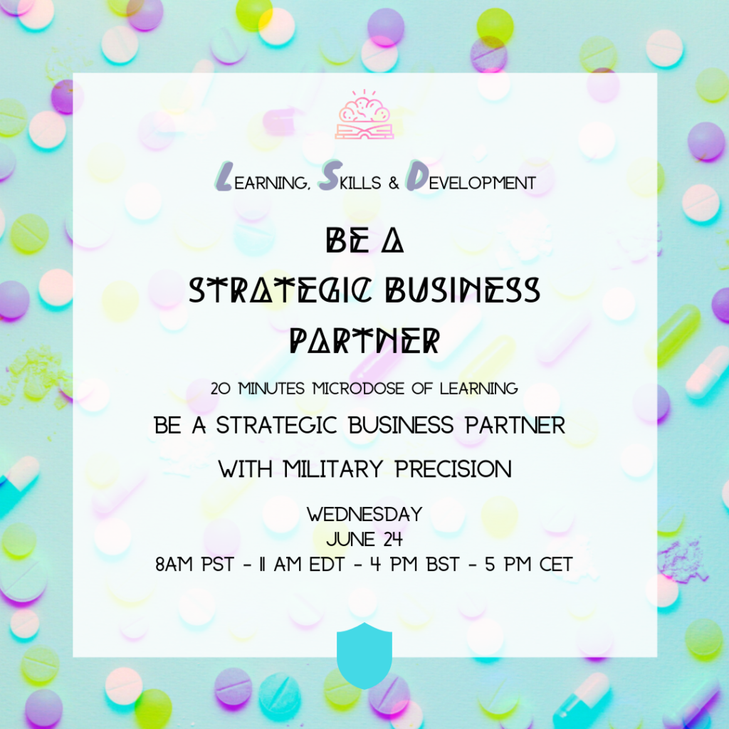 Be a Strategic Business Partner