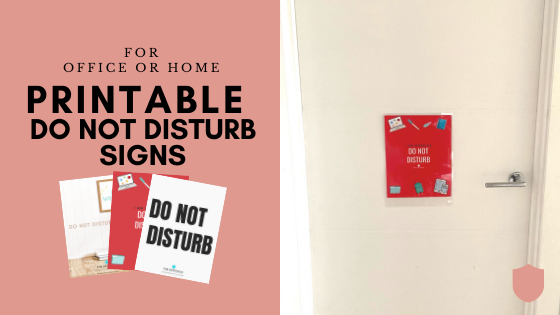 Please Do Not Disturb Sign Printable Free Download