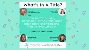 What's in a title Panel Discussion