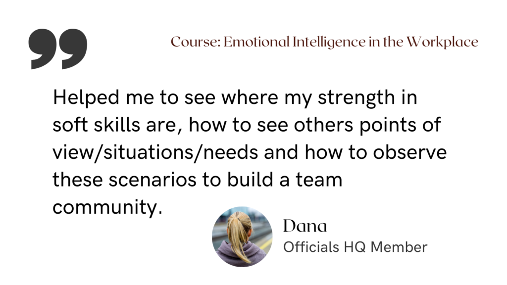 Helped me to see where my strength in soft skills are, how to see others points of view/situations/needs and how to observe these scenarios to build a team community.