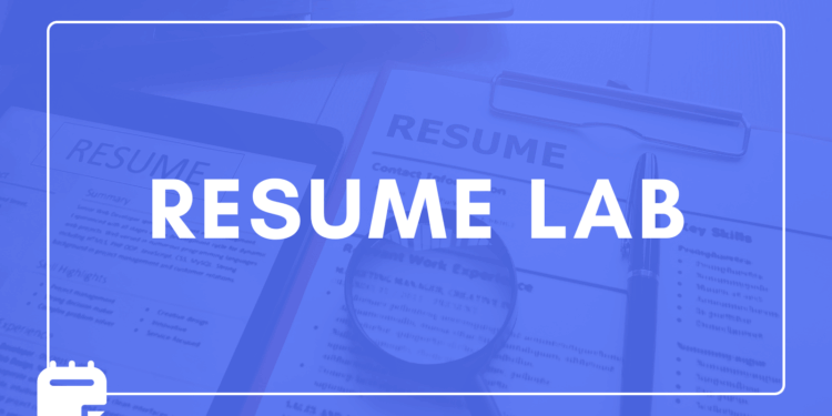 An assistant's resume on a clip board.