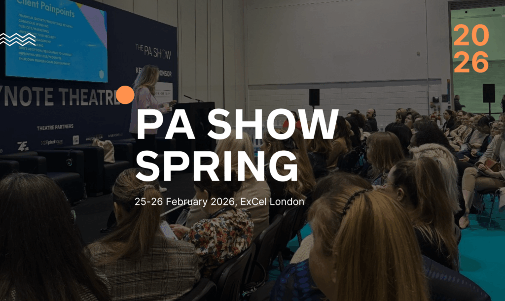 Audience attending keynote at PA Show Spring 2026, ExCel London