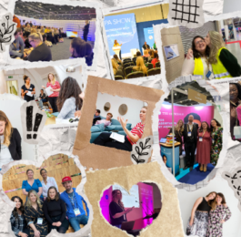 The Officials journey in photos from a scrapbook page