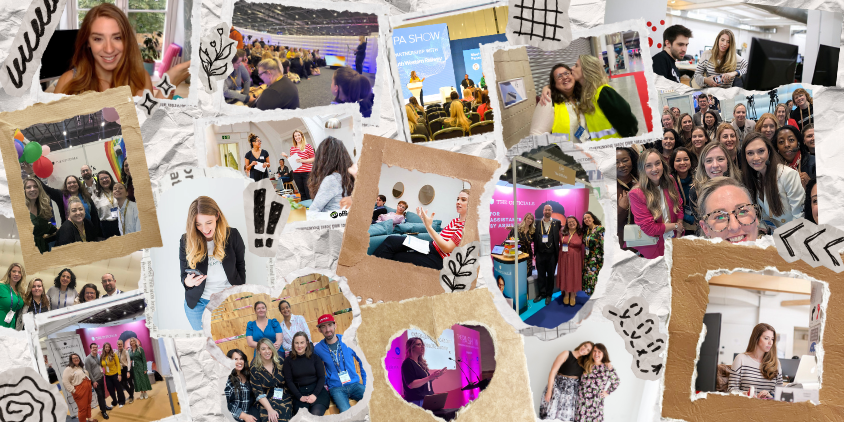 The Officials journey in photos from a scrapbook page